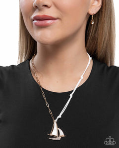 Sailboat Shimmer - White
