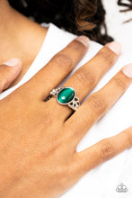 Load image into Gallery viewer, Crystals and Cats Eye - Green
