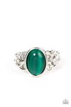 Load image into Gallery viewer, Crystals and Cats Eye - Green
